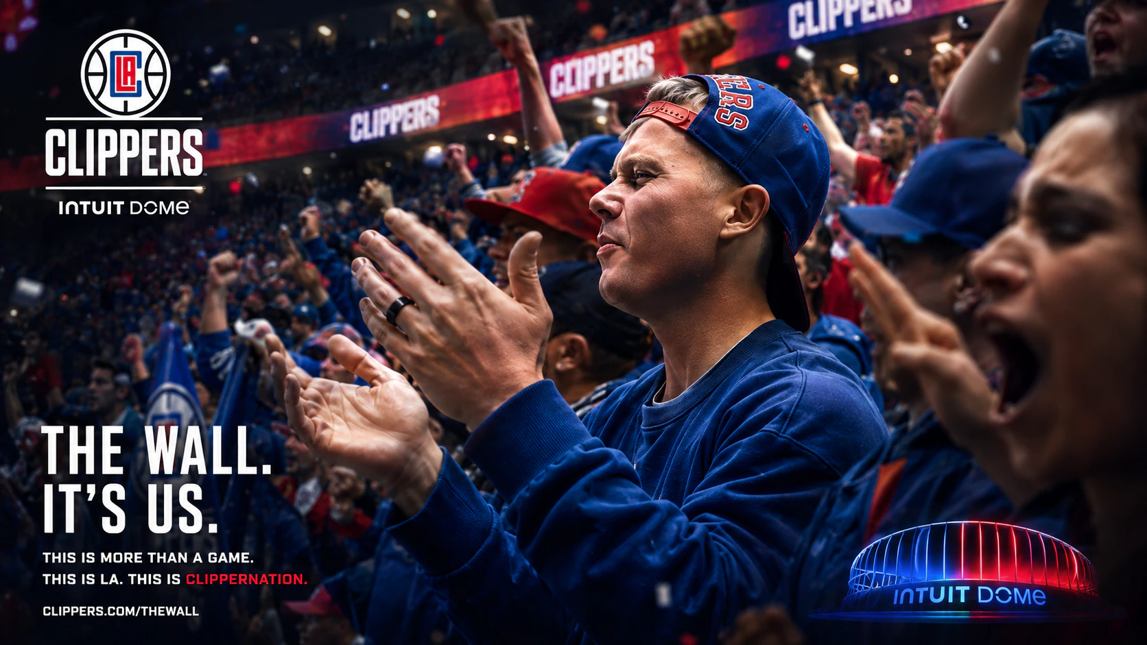 LA Clippers and Intuit Dome campaign featuring Sergéy Ulyanov